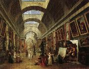 ROBERT, Hubert View of the  Grande Galerie china oil painting reproduction